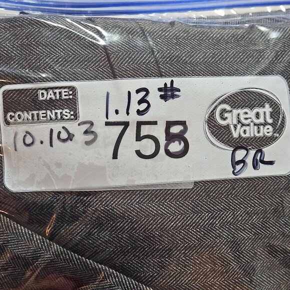 Banana Republic Mens Gray Herringbone Blazer 44L Two-Button Suit Jacket Long Sle - Picture 16 of 16